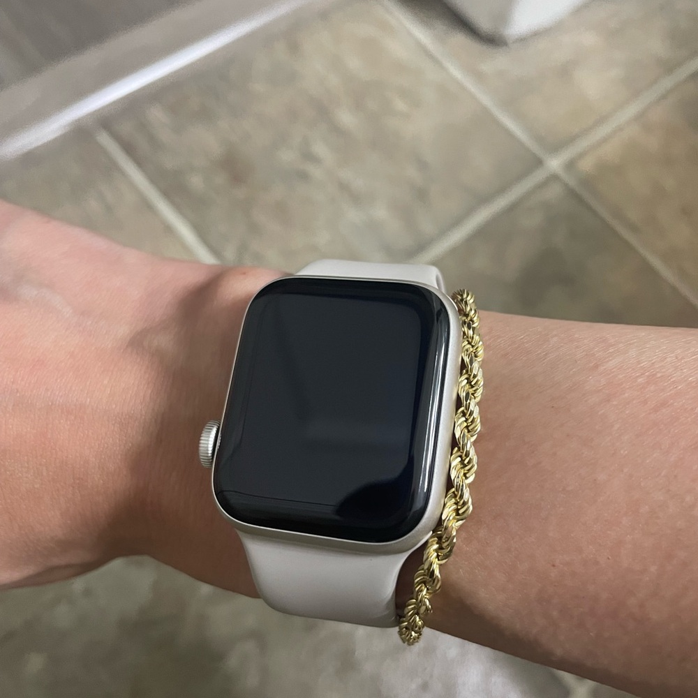 Apple Watch Sport band s/m : starlight